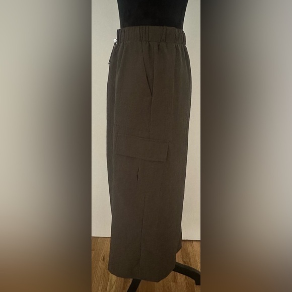 Alice Blue Drawstring Cargo Midi Skirt - Size L - Picture 4 of 5